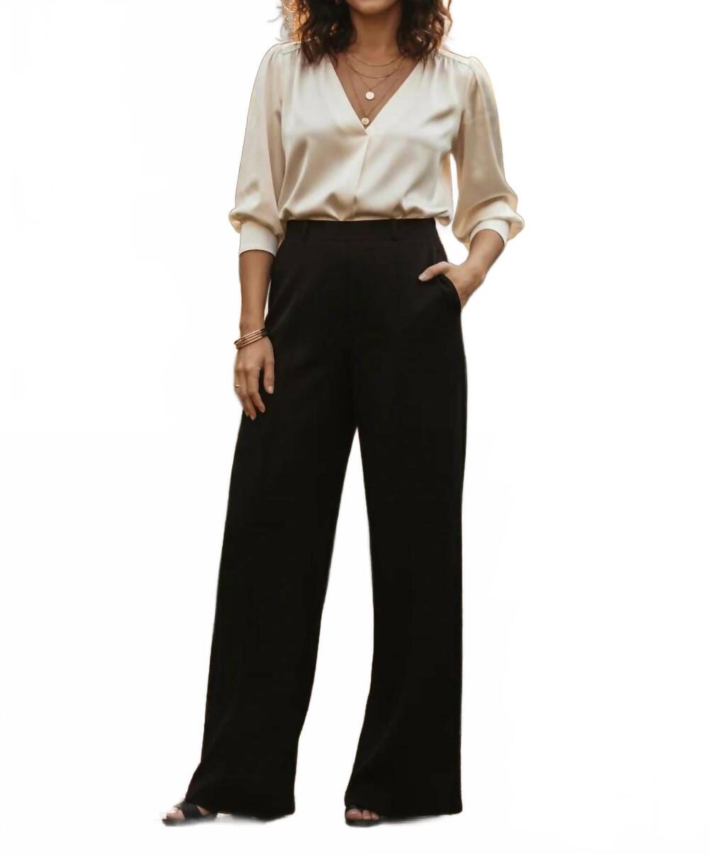 NEW ENTRO women's bottom pants in black